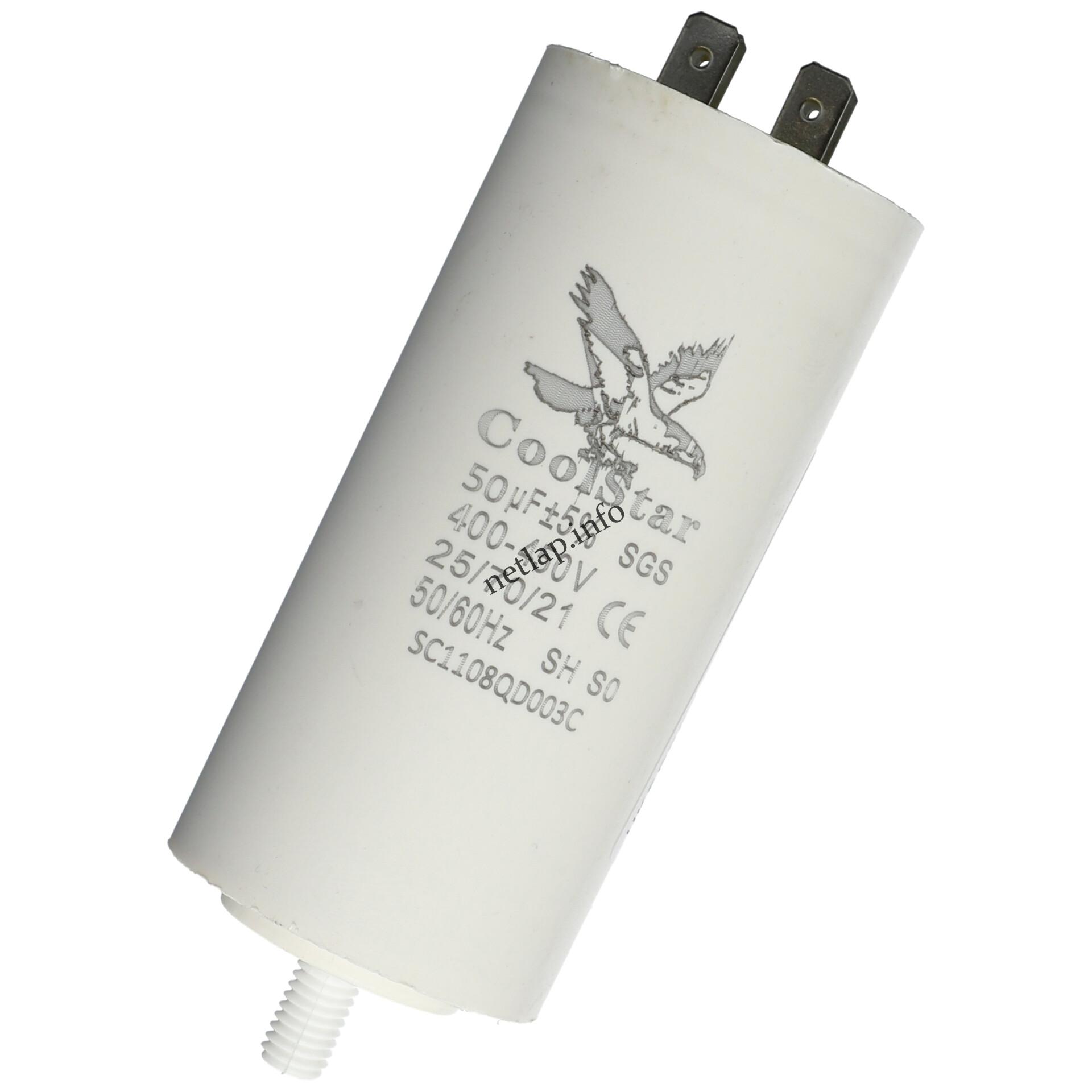 50 UF 500v kondenzátor sarus univerzális 3110210032 50 UF 500v kondenzátor sarus univerzális 3110210032