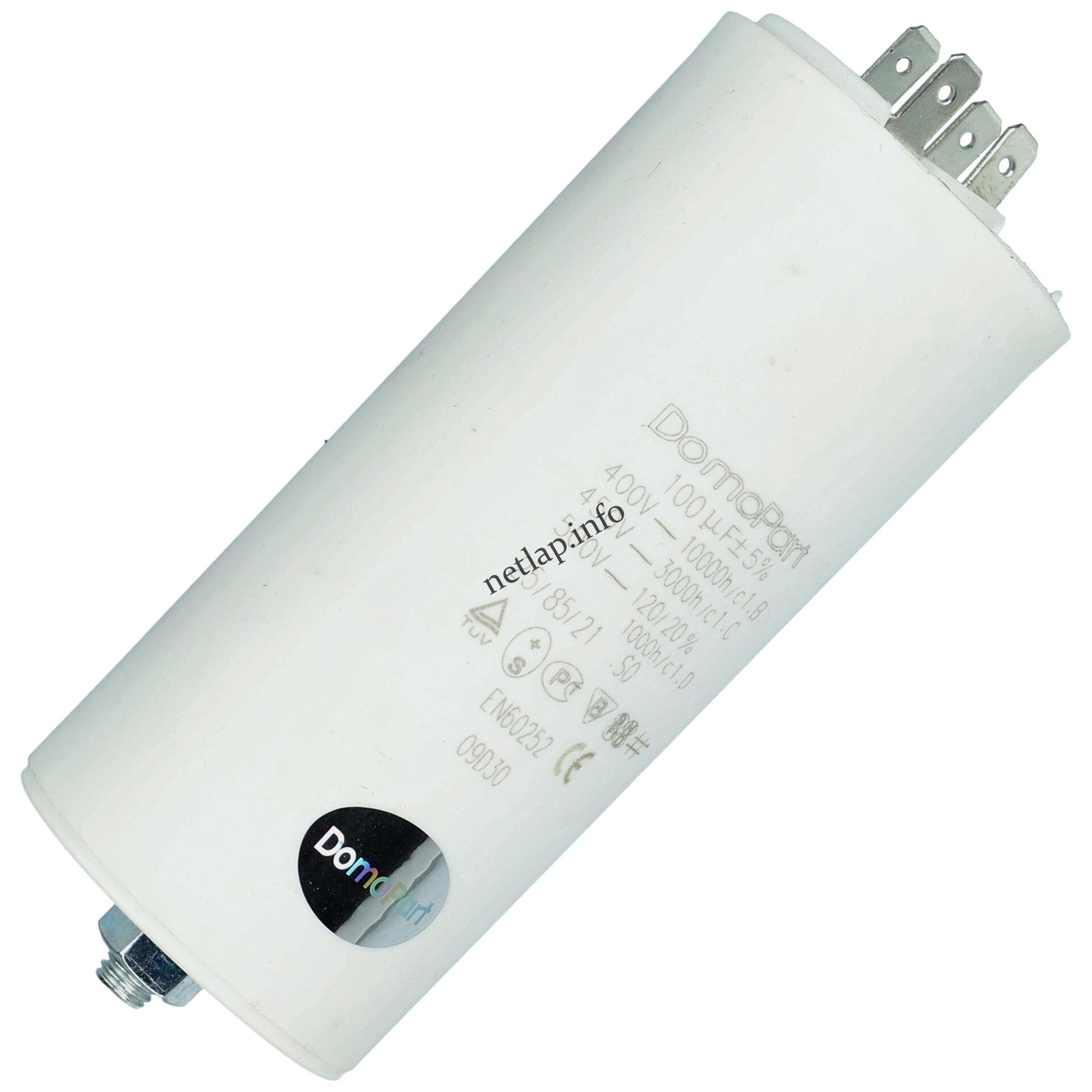 100 UF kondenzátor sarus univerzális 100 UF kondenzátor sarus univerzális