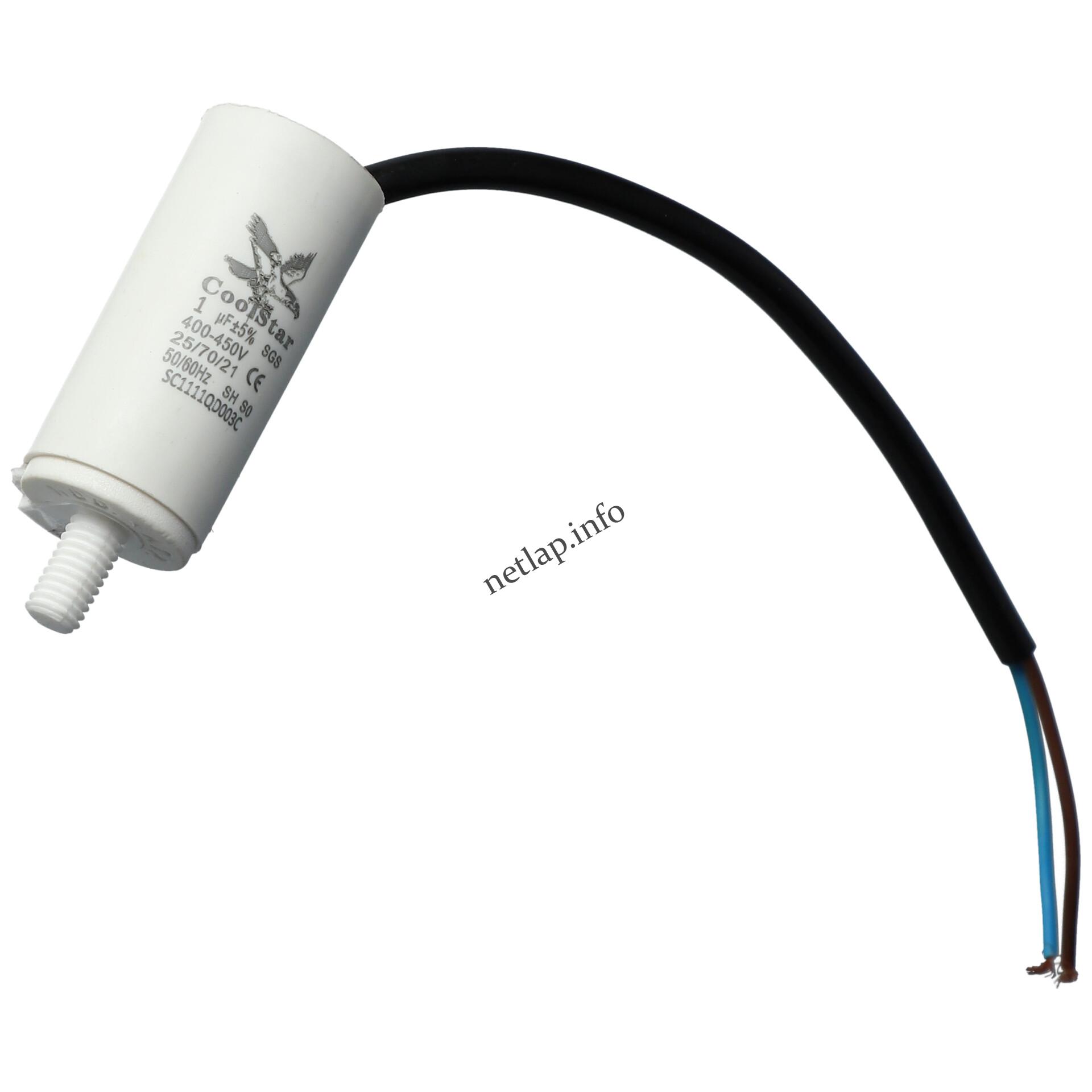 1 UF 450V kondenzátor vezetékes 1 UF 450V kondenzátor vezetékes