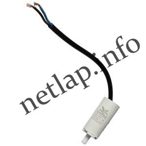 4 UF 450V kondenzátor vezetékes univerzális 3183/04065