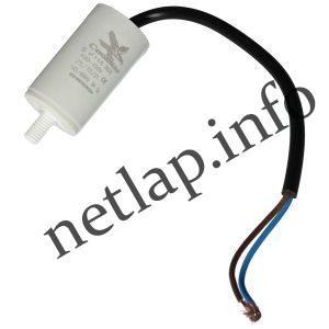 6 UF 500v kondenzátor vezetékes univerzális