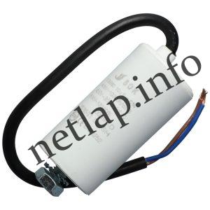 Hajdu mosógép 10 UF 500v kondenzátor vezetékes univerzális 303 KONA10002