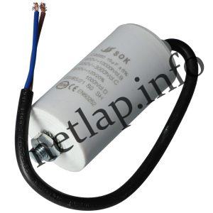 16 UF 500v kondenzátor vezetékes univerzális