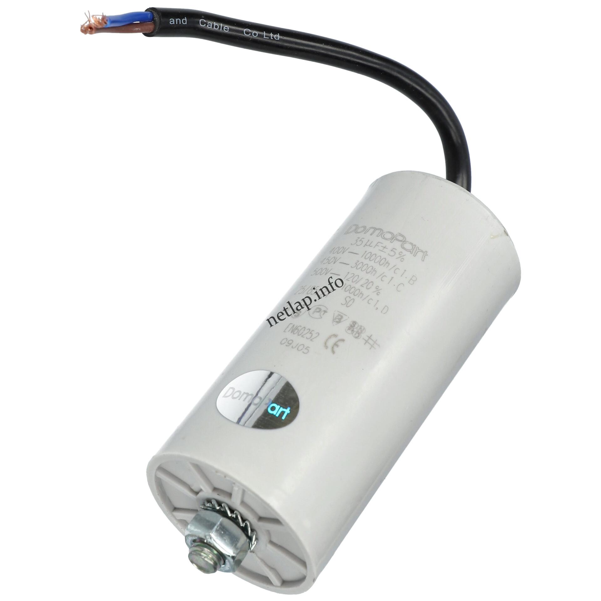 35 UF 500v kondenzátor vezetékes univerzális 35 UF 500v kondenzátor vezetékes univerzális