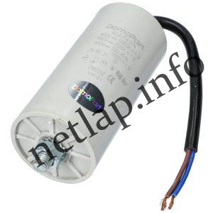40 UF 500v kondenzátor vezetékes univerzális 8592372100898