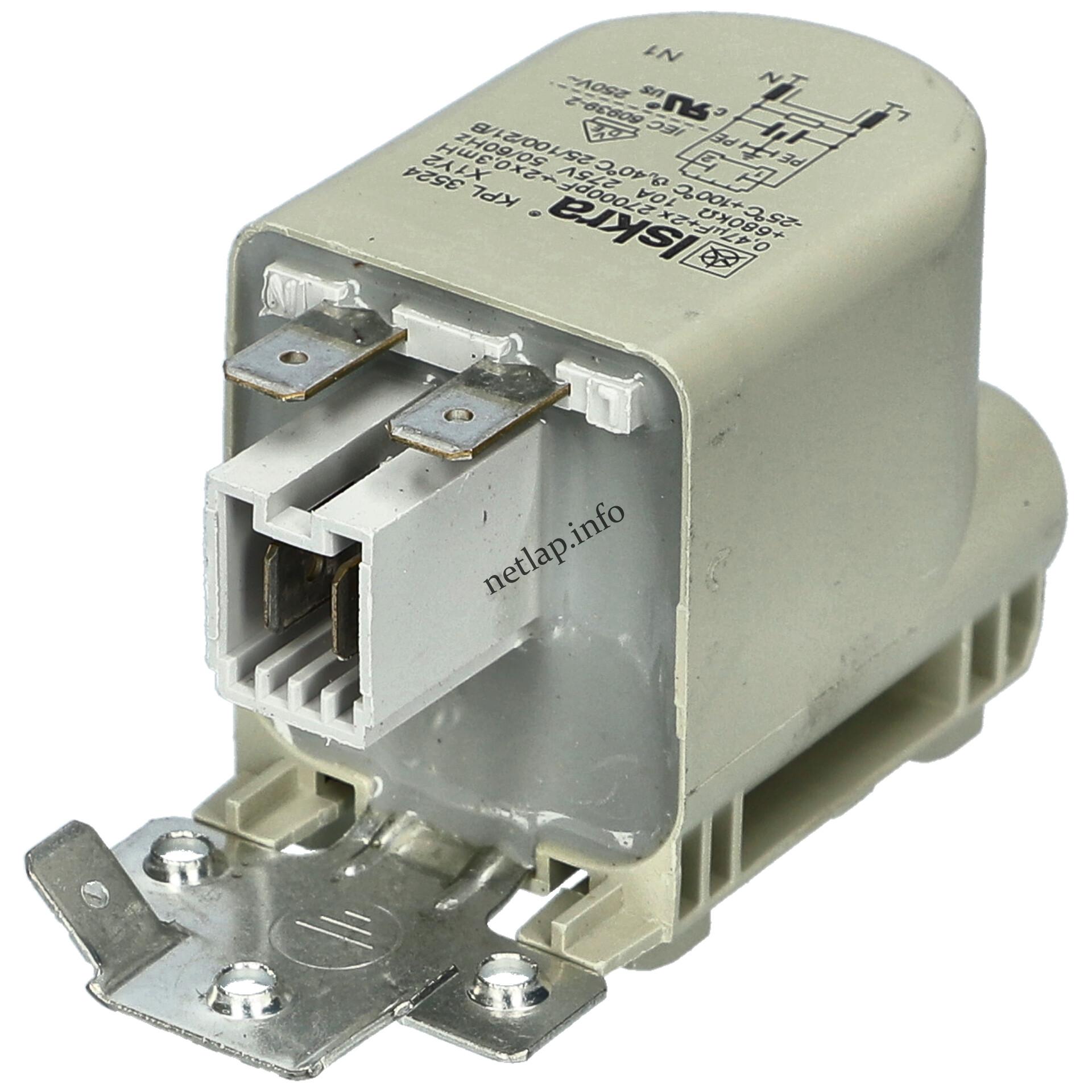 Gorenje Mora mosógép 0 47 UF 275v kondenzátor sarus zavarszűrő 192570 Gorenje Mora mosógép 0 47 UF 275v kondenzátor sarus zavarszűrő 192570