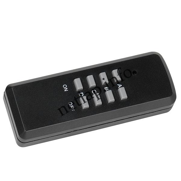 Vivanco távirányítós hálózati aljzat 3680W, 3 csatorna, 3 aljzat IP20, fekete, automatikus tanulás - Image 3