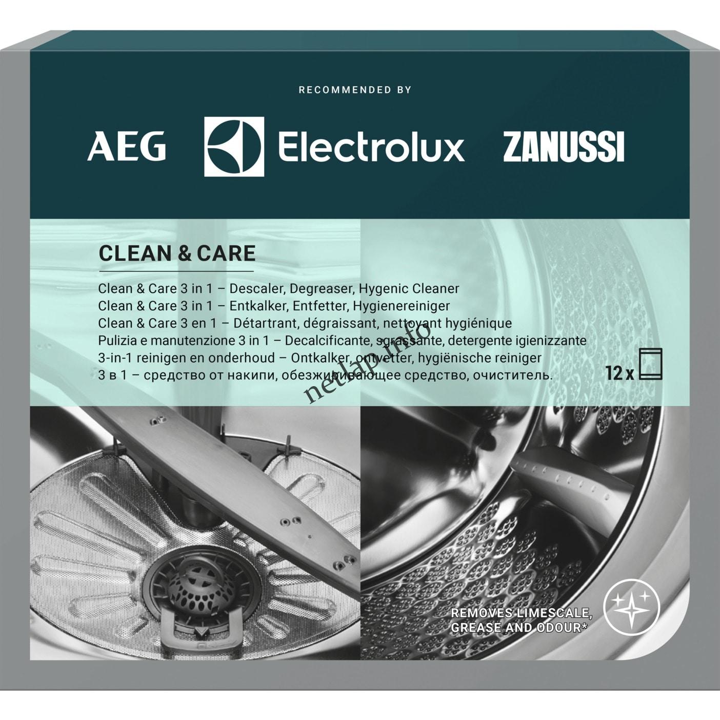 Electrolux Clean & Care speciális mosógép-mosogatógép tisztítószer