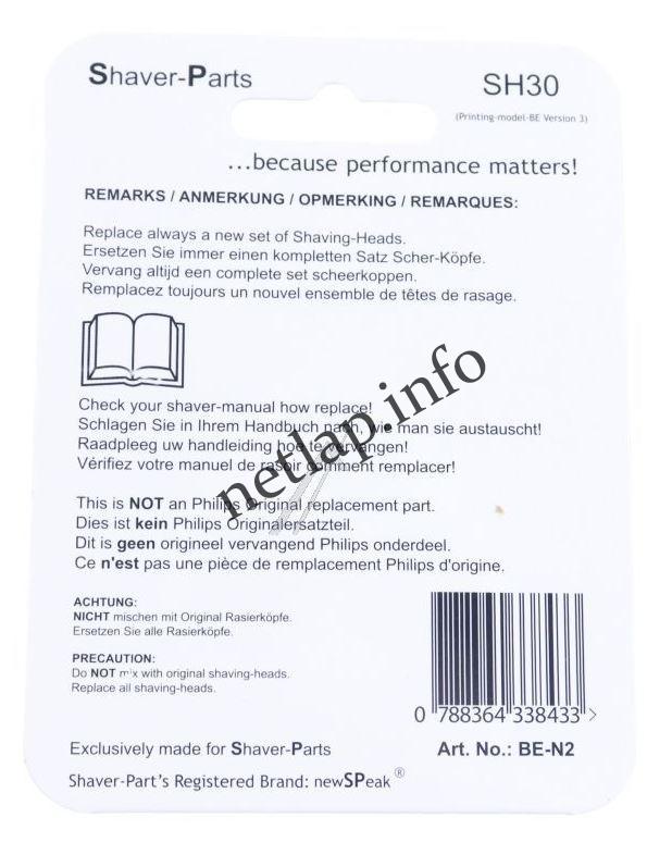 Philips borotvafej csomag SH30 - Image 2