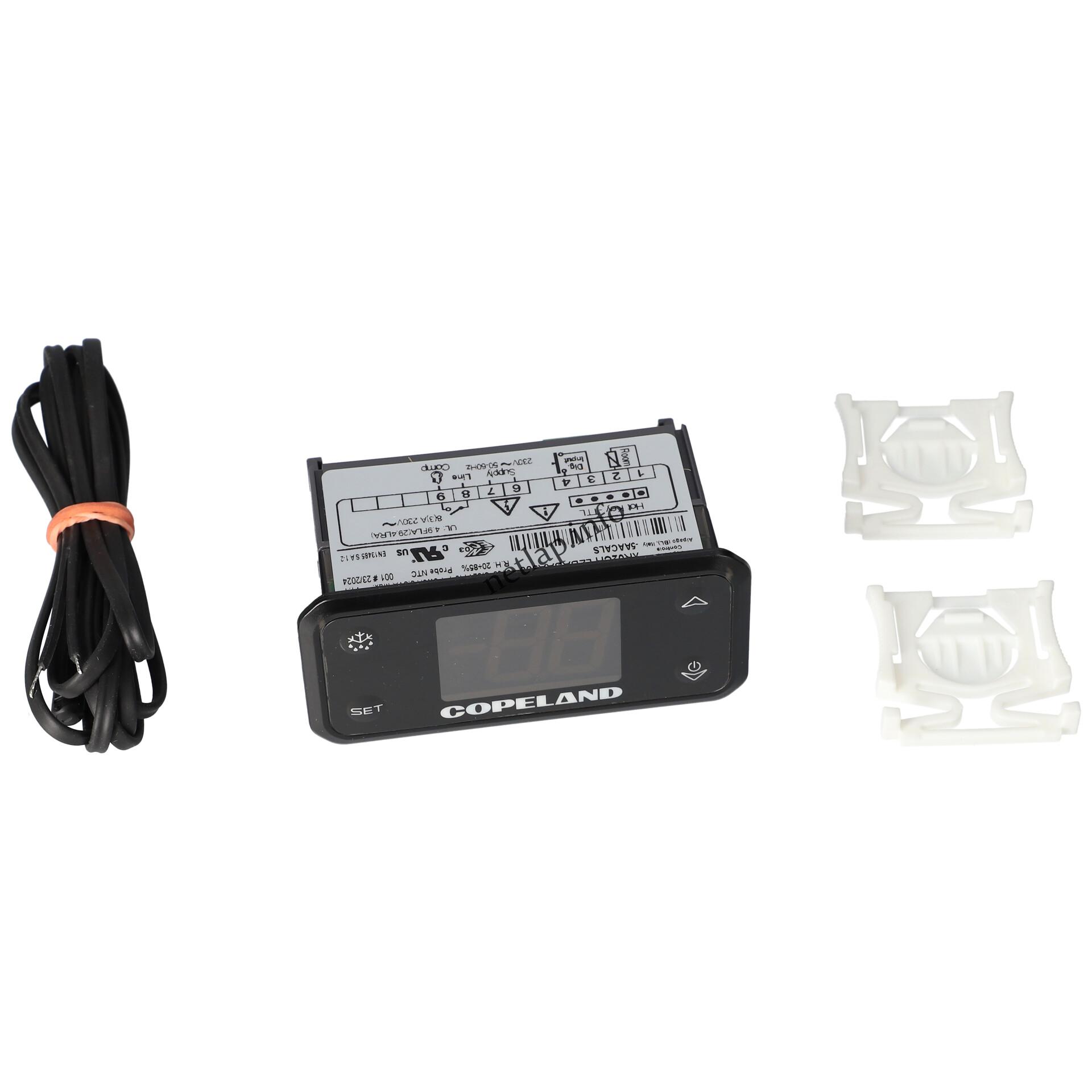 Hűtőszekrény digitális termosztát 8 amp 30 és +70°c copeland dixell xr02ch 5aacals + sensor 1db XR02CX Hűtőszekrény digitális termosztát 8 amp 30 és +70°c copeland dixell xr02ch 5aacals + sensor 1db XR02CX