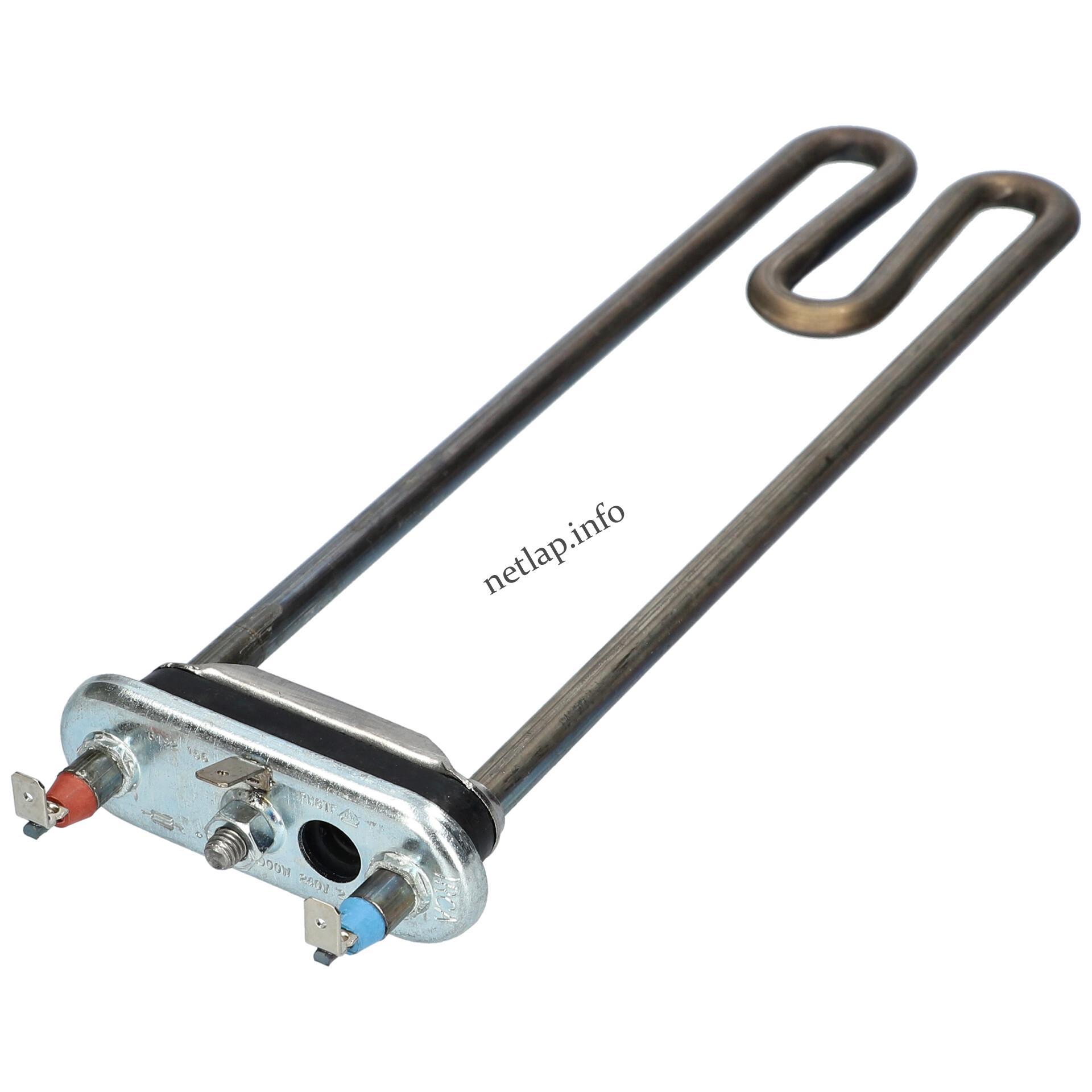 Fagor mosógép fűtőszál lyukas hővédelemmel 2000W 255 mm LB55X7585 Fagor mosógép fűtőszál lyukas hővédelemmel 2000W 255 mm LB55X7585