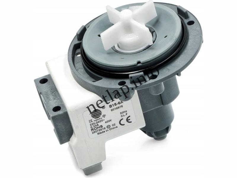 Daewoo mosógép szivattyú motor, csavaros, lapos dugós