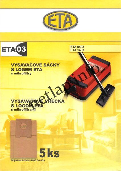 ETA porszívó papír porzsák 0403/1403 - Image 2