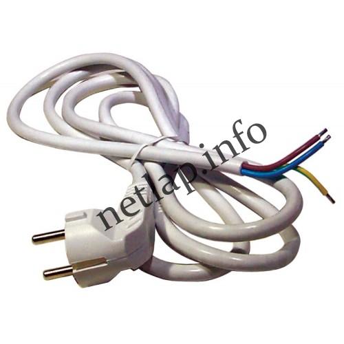 Mosógép hálózati kábel 3x1,5mm 2m