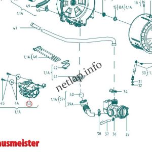 Hausmeister HM-3068 mosógép motor