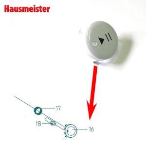 Hausmeister mosógép start gomb HM3045/3050/3055
