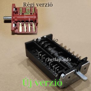 Hausmeister HM5020 tűzhely funkció választó sütőkapcsoló