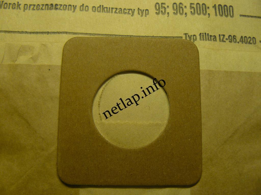 NL-PZS-26596.4020 porszívó papír porzsák