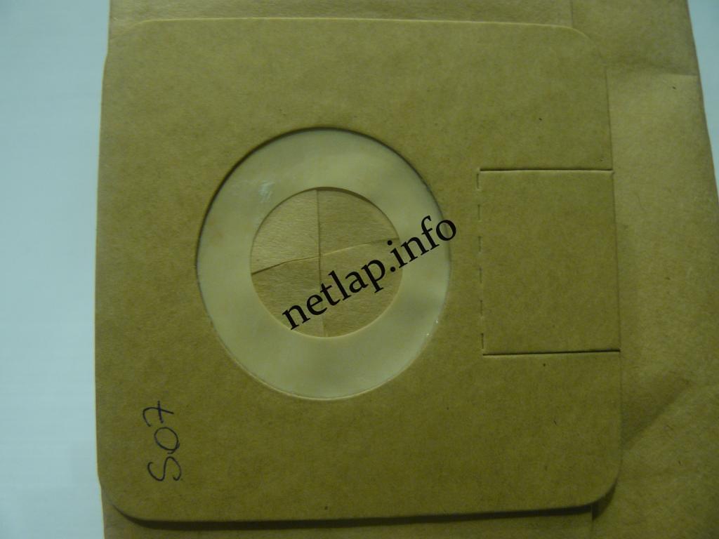 NL-PZS-265SO7 porszívó papír porzsák