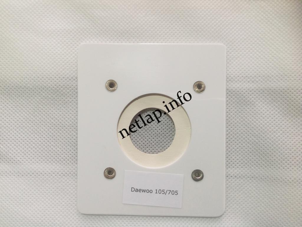 Daewoo 105/407/705 vászon, textil porszívó porzsák