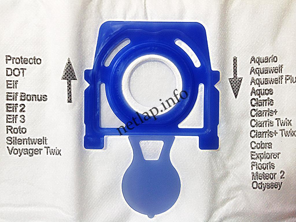 Zelmer 49.4000 Safe Bag mikroszálas porszívó porzsák Aquario Delfin 719 819