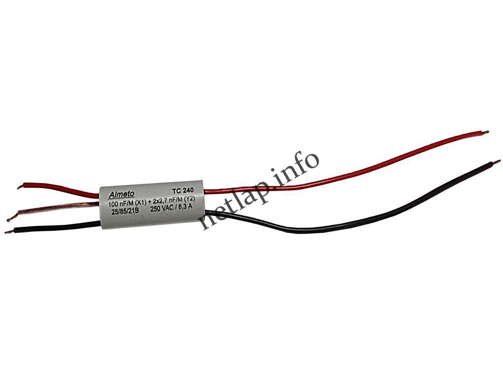 Porszívó univerzális Zavarszűrő kondenzátor Zelmer- ETA