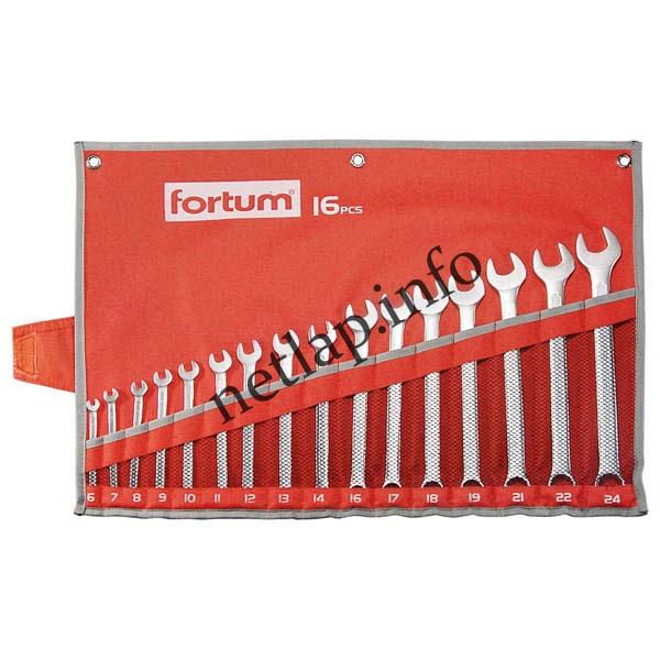 Csillag villás kulcs készlet 16db 61CrV5 6-24mm