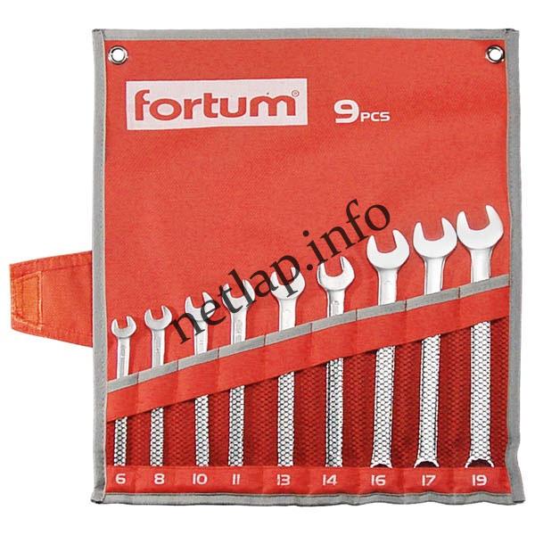 Csillag villás kulcs készlet 9db 61CrV5 6-19mm