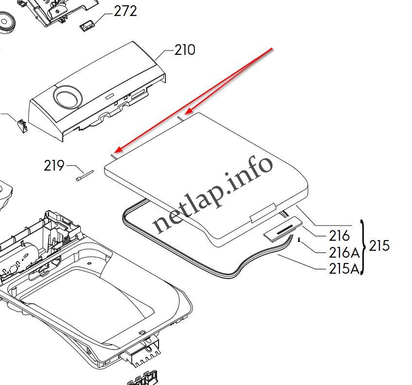 AEG Electrolux Zanussi felültöltős mosógép ajtózsanér, rugó pár szett bontott L/LAV/LB - Image 3