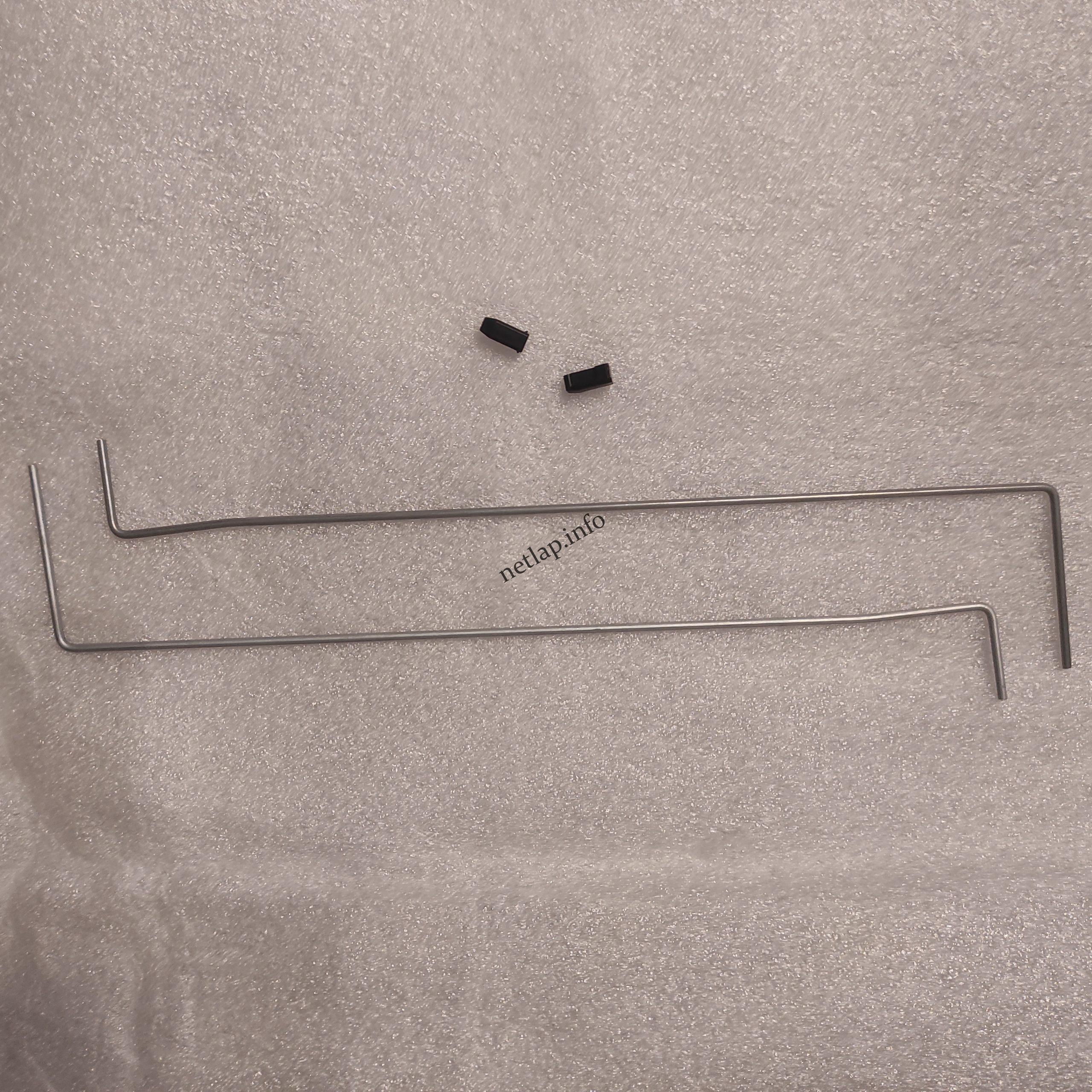 AEG Electrolux Zanussi felültöltős mosógép ajtózsanér, rugó pár szett bontott L/LAV/LB